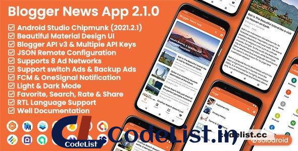 Blogger News App v2.1.0 – Blogger API v3