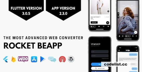 Rocket BeApp v2.3.0 – Flutter Web Converter