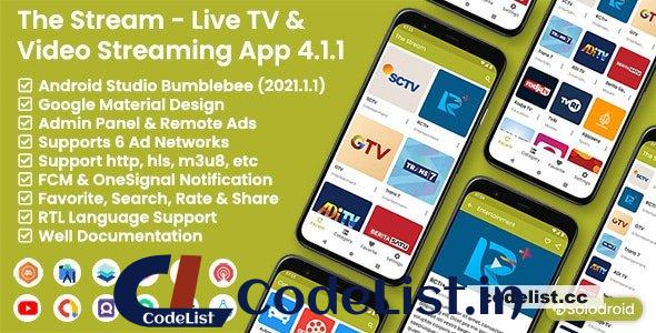 The Stream v4.1.1 – Live TV & Video Streaming App