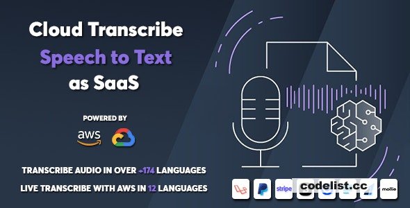 Cloud Transcribe v1.0.1 – Speech to Text as SaaS