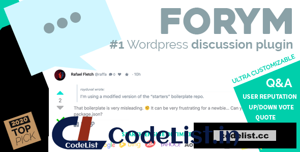 Forym v1.5.8 – Modern Discussion Forum for WordPress