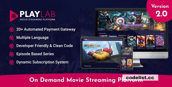 PlayLab v2.0 – On Demand Movie Streaming Platform