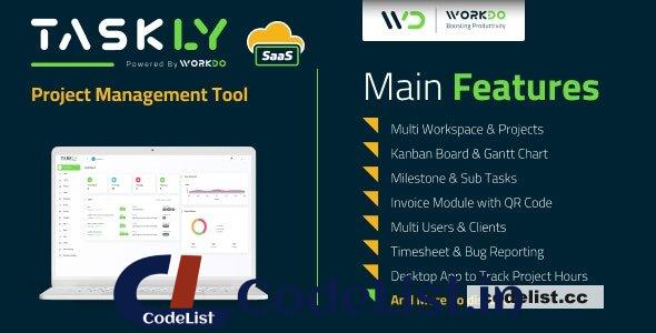 TASKLY SaaS v4.0 – Project Management Tool – nulled