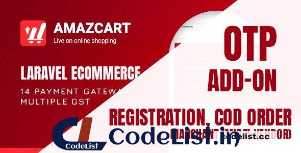 OTP add-on v1.2 – AmazCart Laravel Ecommerce System CMS