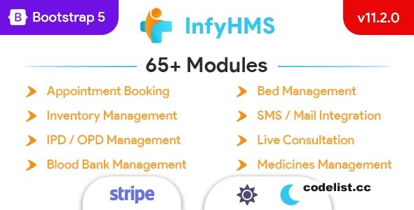 InfyHMS v11.2.0 – Smart Laravel Hospital Management System