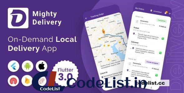 MightyDelivery – On Demand Local Delivery System Flutter App – 26 July 2024