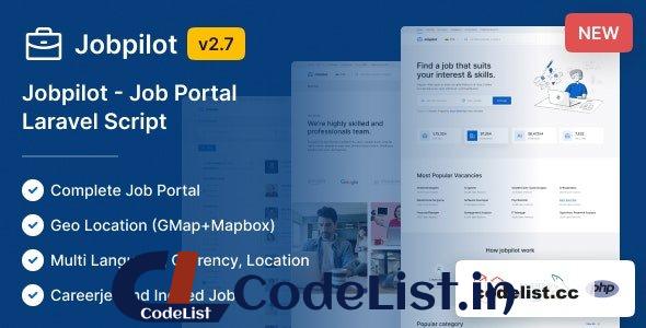 Jobpilot v2.77.17 – Job Portal Laravel Script