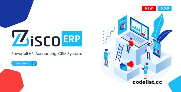 ZiscoERP v6.0.4 – Powerful HR, Accounting, CRM System – nulled