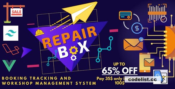 Repair box v1.0.2 – Repair booking,tracking and workshop management system – nulled