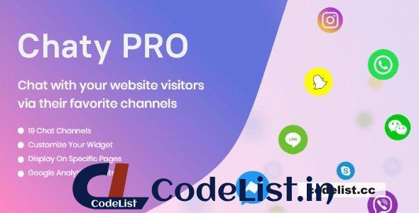 Chaty Pro v3.3 – Floating Chat Widget, Contact Icons, Messages, Telegram, Email, SMS, Call Button