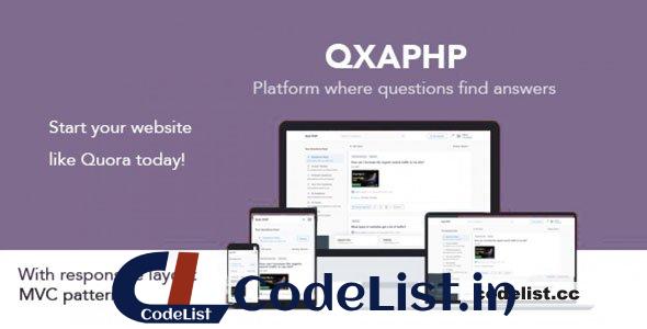 QXAPHP v1.0 – Social Question And Answer Platform PHP