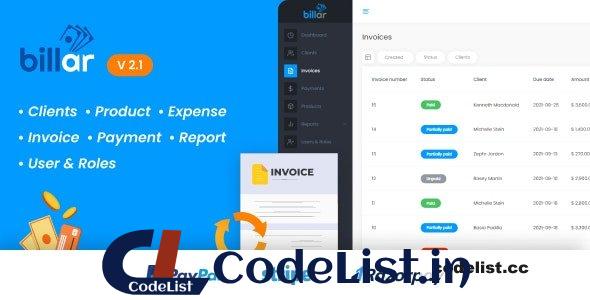 Billar v2.5.2 – Invoice Management System – nulled