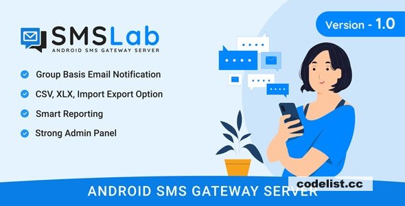 SMSLab v1.0 – Android Based SMS Gateway Server – nulled