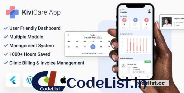 KiviCare Flutter 3.x App – Clinic & Patient Management System v9.4.0