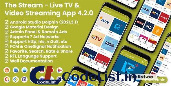 The Stream v4.2.0 – Live TV & Video Streaming App – nulled