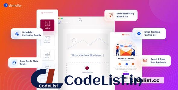 Elemailer v4.1.3 – Drag & Drop WordPress Email Template & Campaign Builder