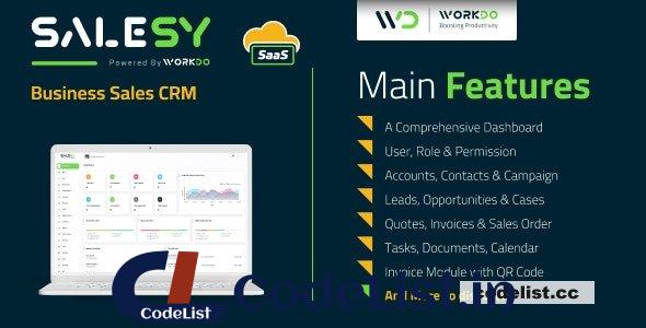 Salesy SaaS v5.4 – Business Sales CRM – nulled