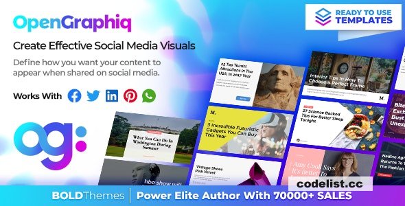 OpenGraphiq v1.1.7 – WordPress Social Image Generator