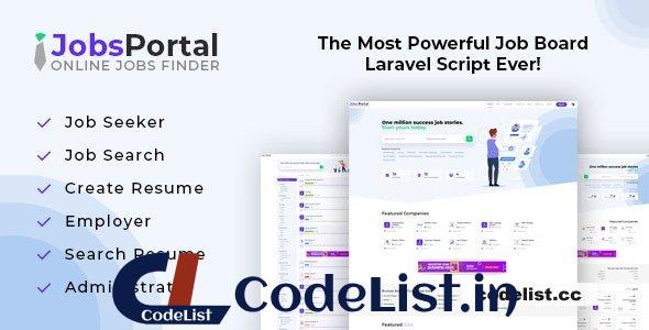 Jobs Portal v3.6 – Job Board Laravel Script