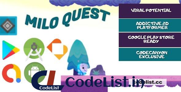 Milo Quest v1.0 – Android Studio – BuildBox – Full Game Template