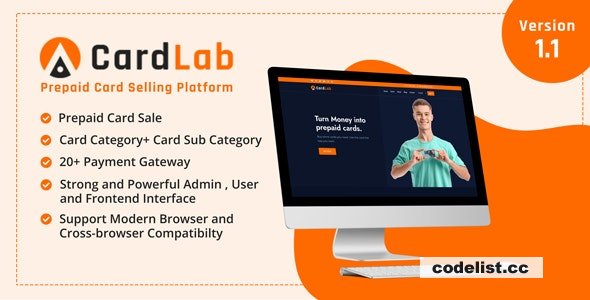 CardLab v1.1 – Prepaid Card Selling Platform – nulled