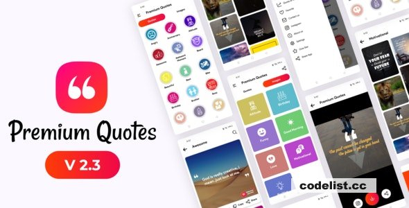 Premium Quotes v2.3 – Quotes App With Admin Panel, Admob and Applovin Ads