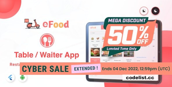 eFood – Table/Waiter App v1.0