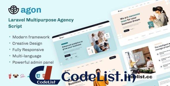 Agon v1.16.0 – Laravel Multipurpose Agency Script – nulled