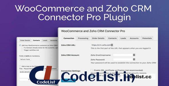 Zoho CRM Connector Pro for WooCommerce 2.1.11