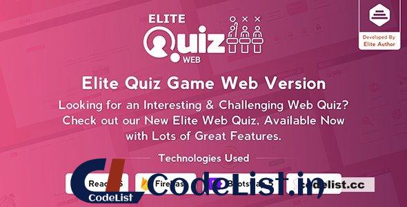 Elite Quiz v1.0.8 – Trivia Quiz | Quiz Game – Web Version