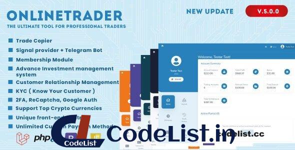 OnlineTrader v5.0.7 – The ultimate tool for professional traders – nulled