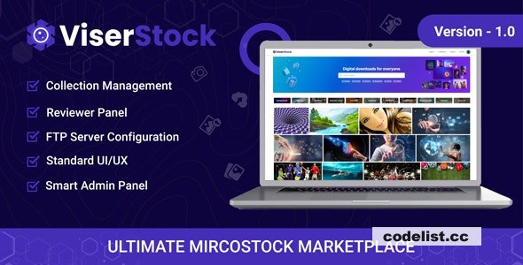 ViserStock v2.1 – Ultimate Microstock Marketplace – nulled