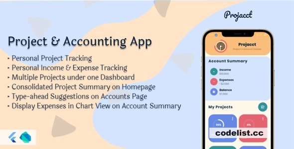 Projacct v1.2.0 – Project and Accounting App