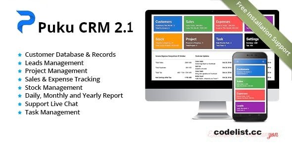 Puku CRM v2.1 – Realtime Open Source CRM