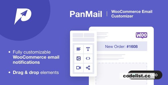 PanMail v1.1.0 – WooCommerce Email Customizer