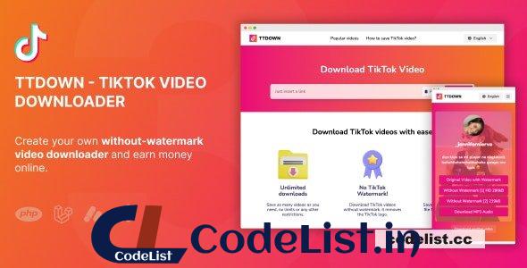 TikTok Video Downloader Without Watermark & Music Extractor v3.0.6