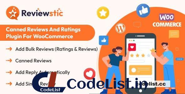 Reviewstic v1.0 – Canned reviews and ratings plugin for WooCommerce