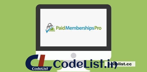 Paid Memberships Pro v3.1.4 – WordPress Membership Plugin