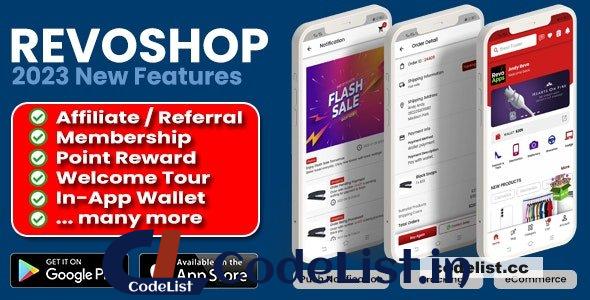 RevoSHOP v6.5.5 – eCommerce / Woocommerce Flutter Android iOS App – Fashion Electronic Gadget Grocery Other – nulled