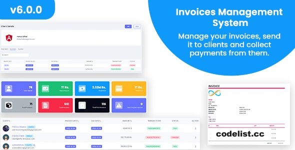 Invoices v6.2.1 – Laravel Invoice Management System – Billing Management – Invoice