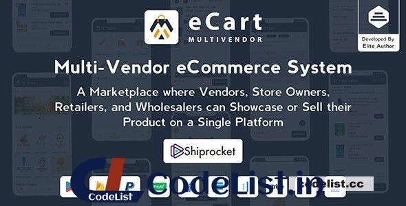 eCart v5.0.0 – Multi Vendor eCommerce System – nulled