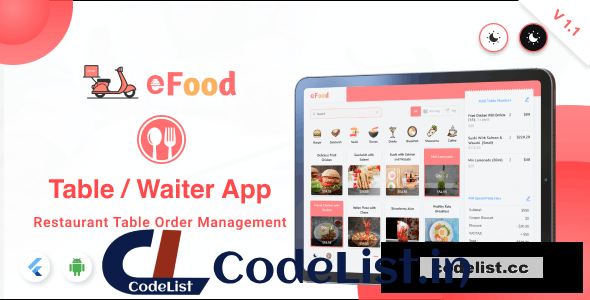 eFood – Table/Waiter App v1.4