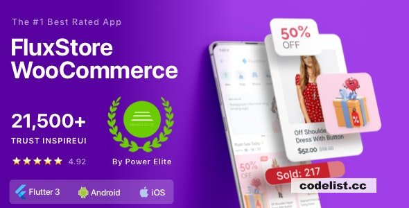 Fluxstore WooCommerce v3.7.0 – Flutter E-commerce Full App