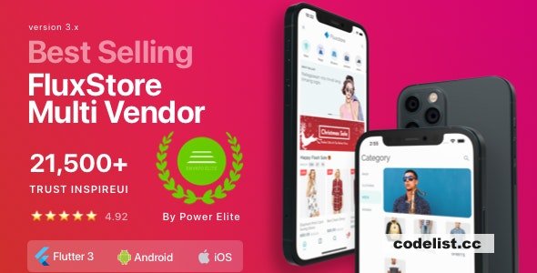 Fluxstore Multi Vendor v3.16.0 – Flutter E-commerce Full App