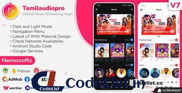 Tamilaudiopro v7.0 – Online Music Streaming Apps