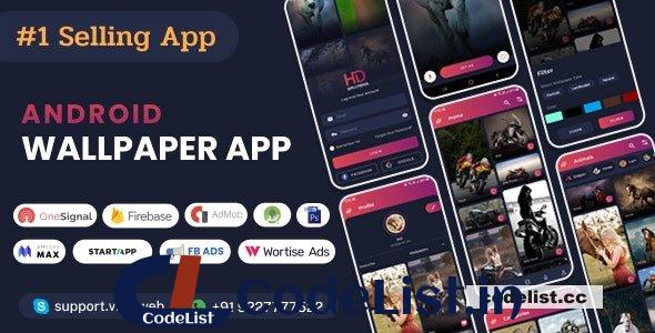 Android Wallpapers App v8.0 (HD, Full HD, 4K, Ultra HD Wallpapers)  – nulled