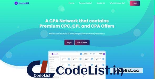 DreamAff v1.0 – CPA Affiliate Script