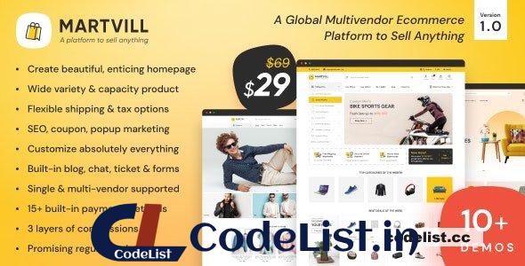 Martvill v2.2.0 – A Global Multivendor Ecommerce Platform to Sell Anything – nulled