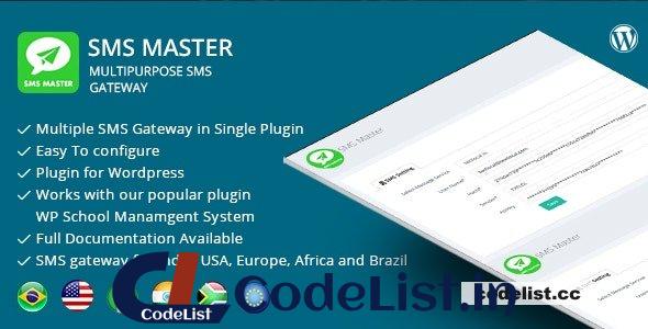 SMSmaster v6.0 – Multipurpose SMS Gateway for WordPress