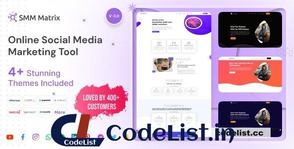 SMM Matrix v3.2 – Social Media Marketing Tool – nulled